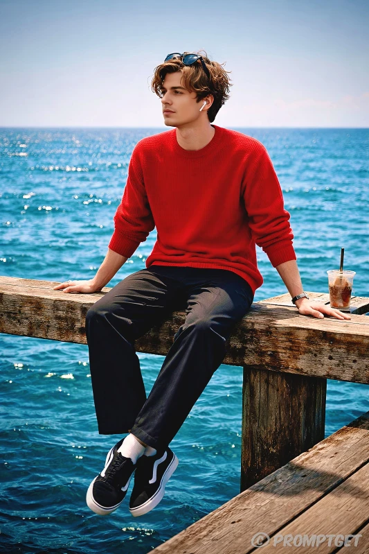 Sunlit Portrait AI Art